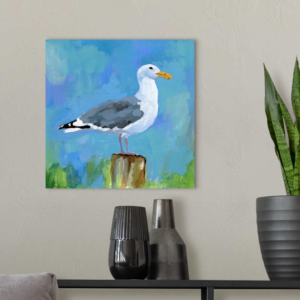 A modern room featuring Salty Gull I