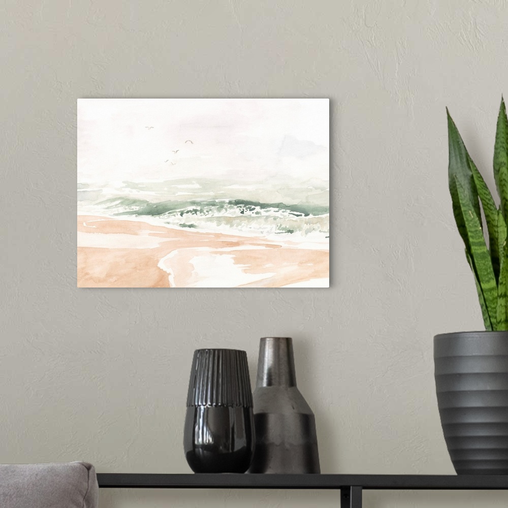 A modern room featuring Sandy Surf I