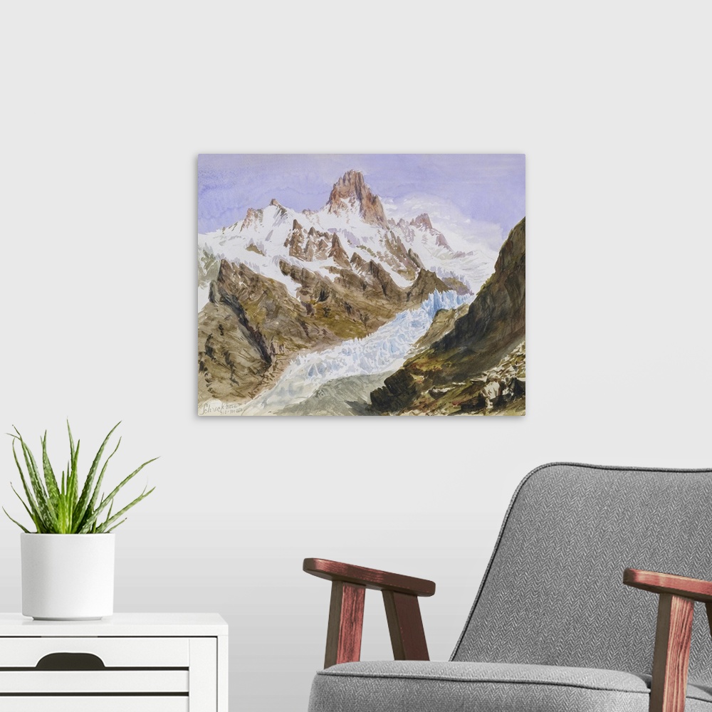 A modern room featuring Sargent Mountainous Landscapes IV