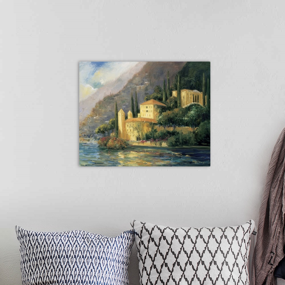 A bohemian room featuring Scenic Italy III