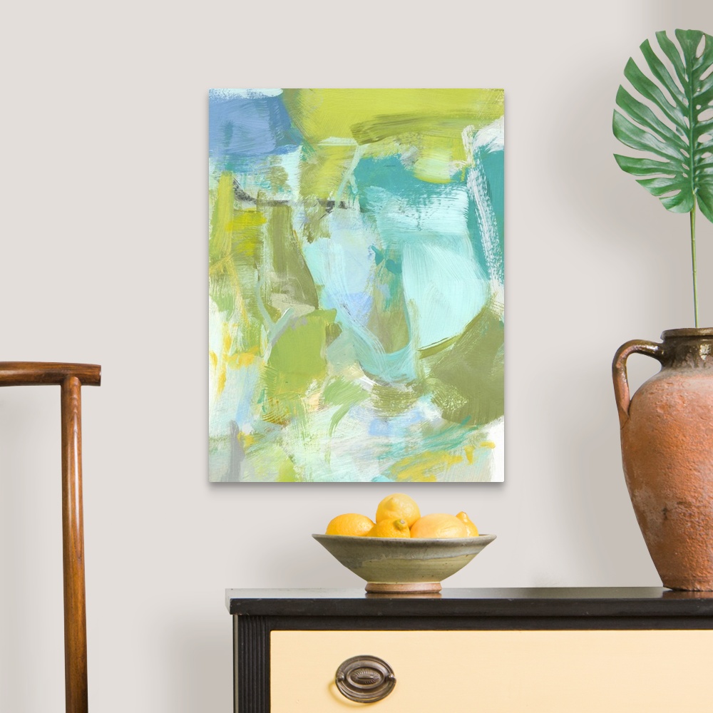 A traditional room featuring Sea Glass Abstraction II