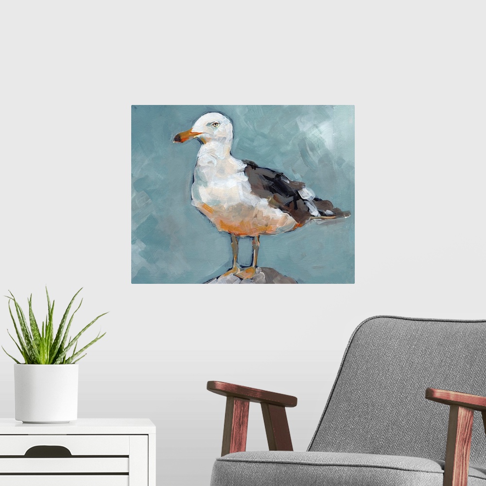 A modern room featuring Seagull Stance II