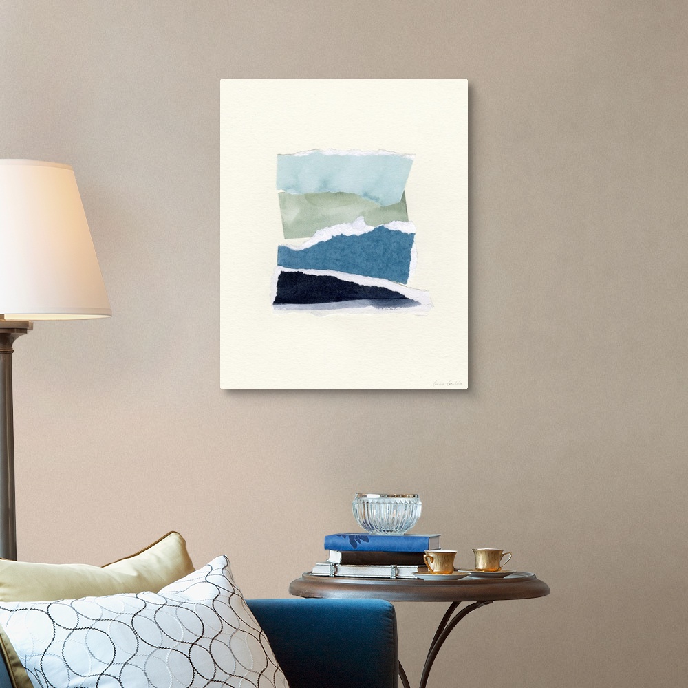 A traditional room featuring Seaside Color Study I