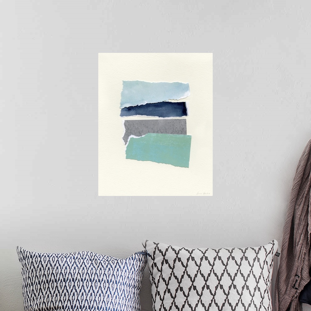 A bohemian room featuring Seaside Color Study IV