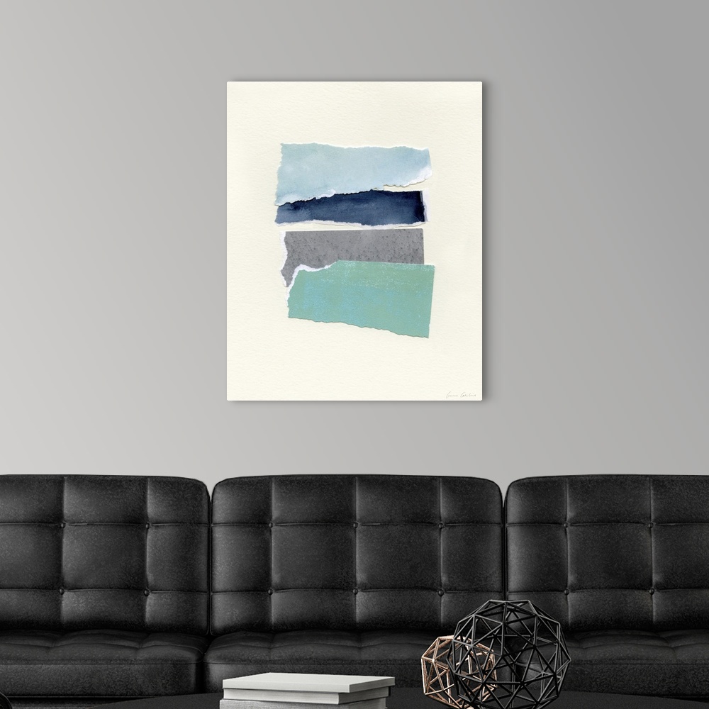 A modern room featuring Seaside Color Study IV