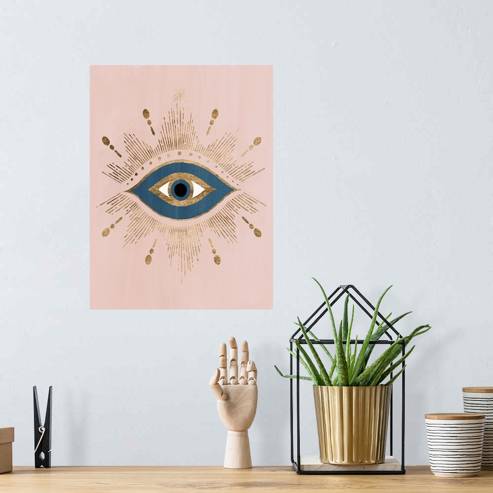 A bohemian room featuring Seeing Eye I