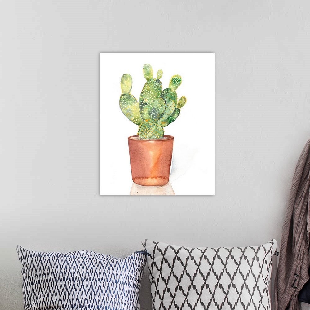 A bohemian room featuring Sharp Succulents IV