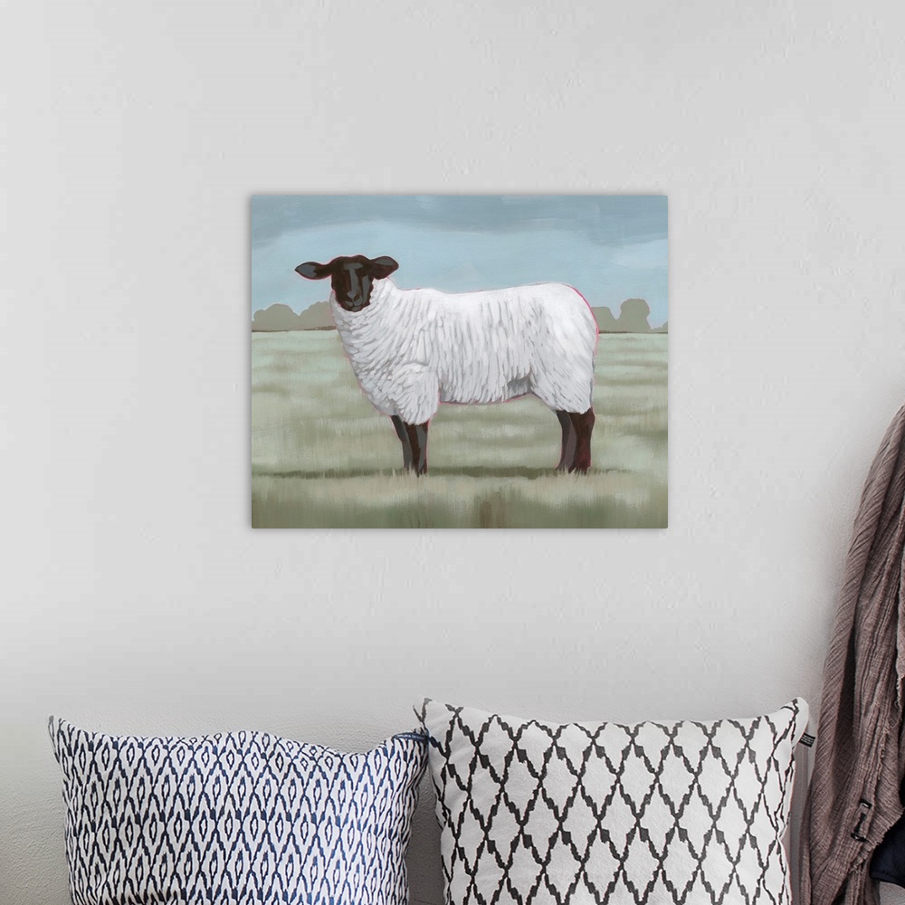 A bohemian room featuring Shepherd's Sheep II