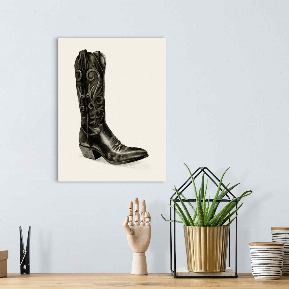 A bohemian room featuring Shiny Boots I