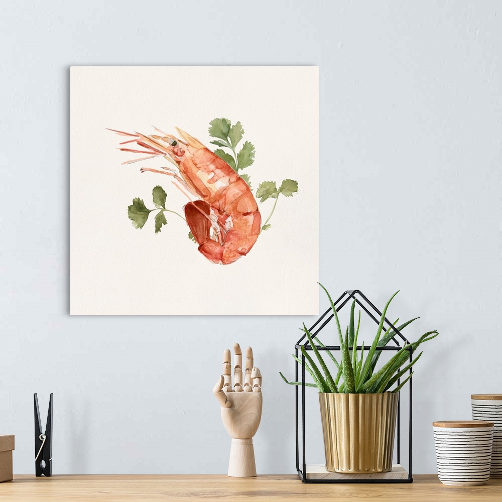 A bohemian room featuring Shrimp For Dinner II