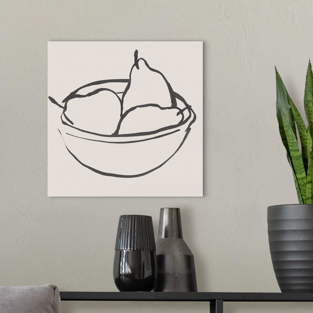 A modern room featuring Simple Pear II