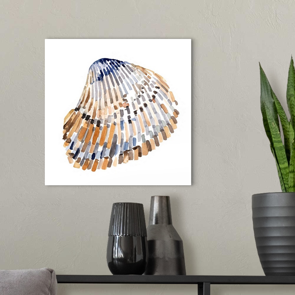A modern room featuring Simple Shells II