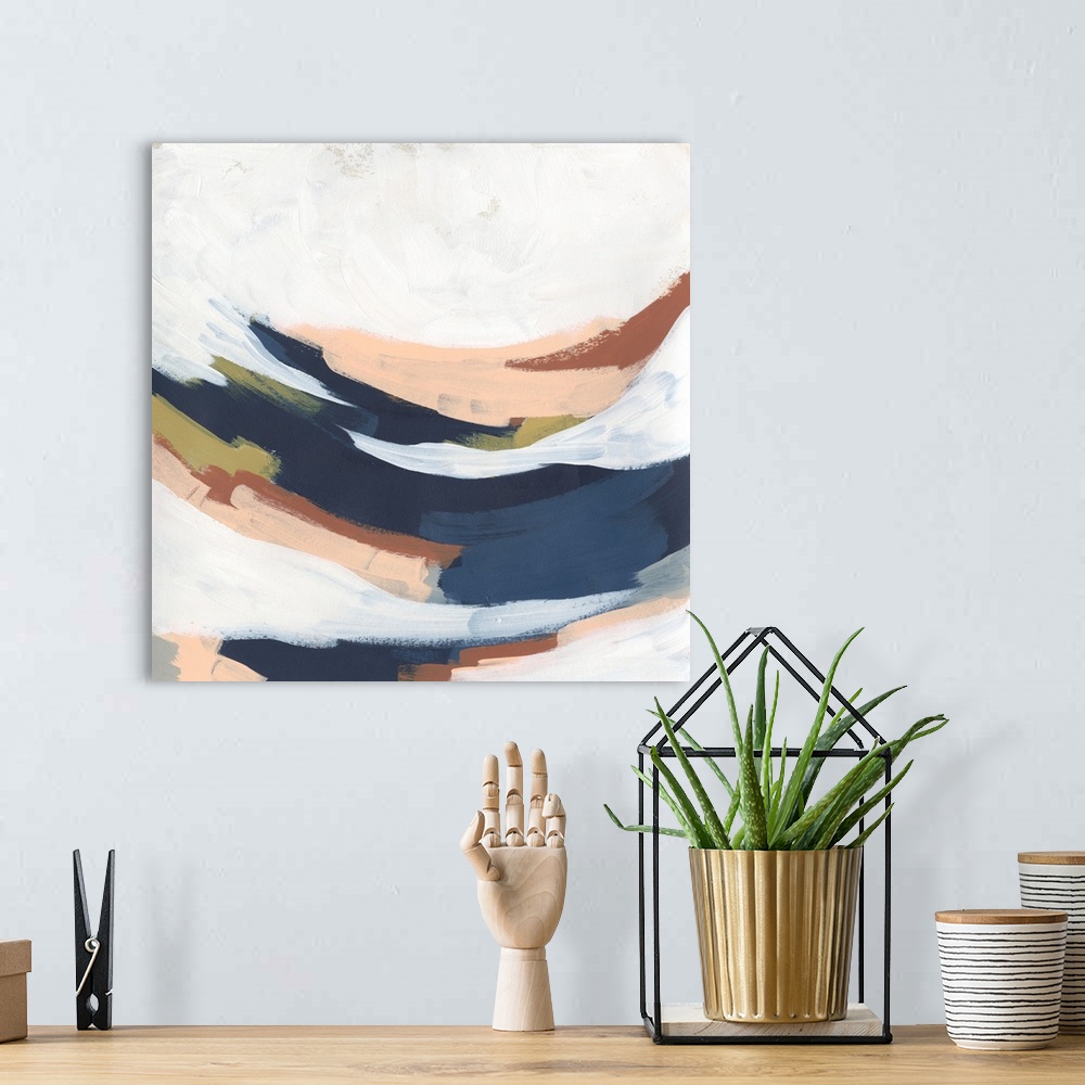 A bohemian room featuring Sine Wave Clouds I