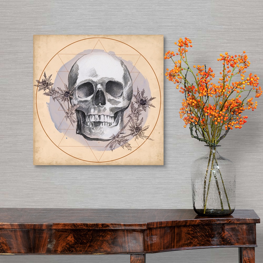 A traditional room featuring Skull Thistle I