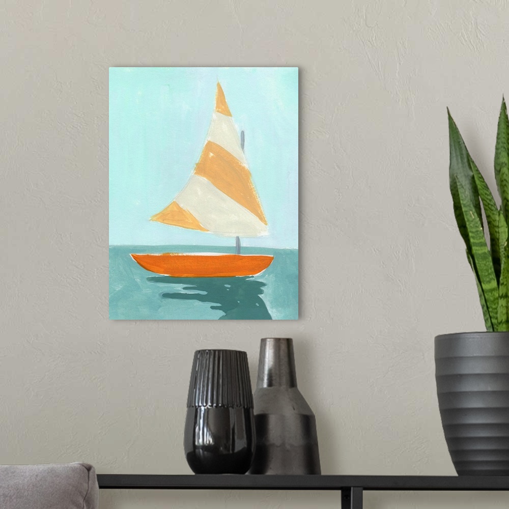 A modern room featuring Small Sail I