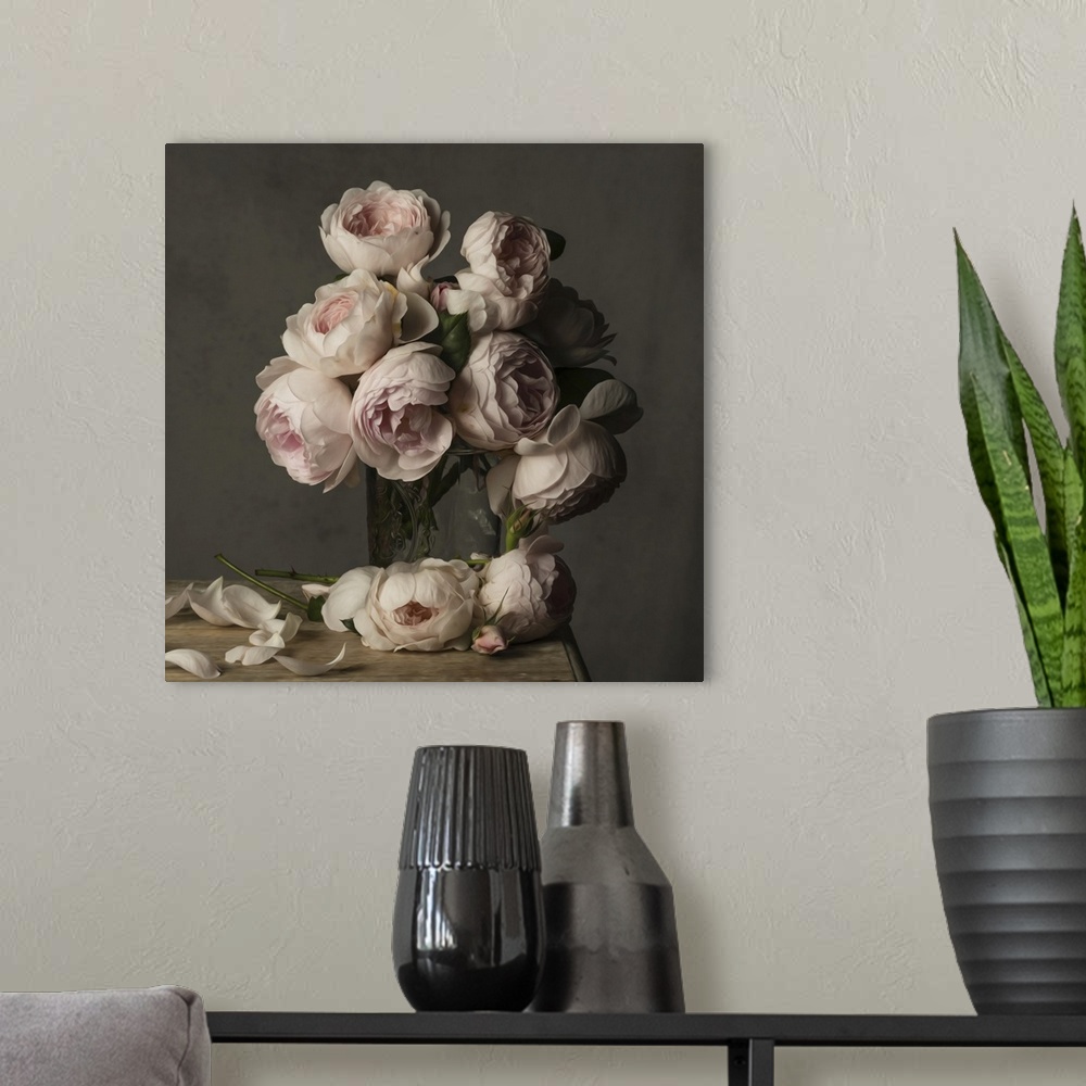 A modern room featuring Smitten By Roses