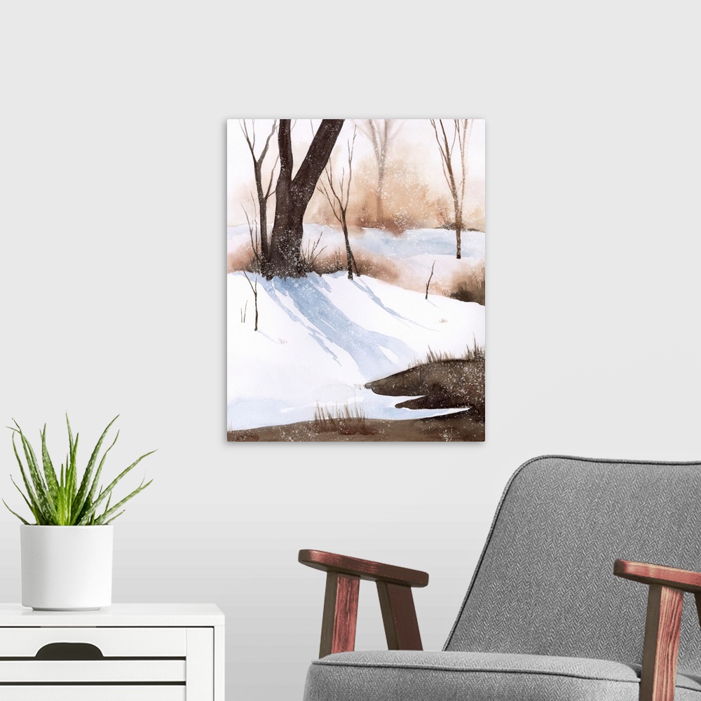 A modern room featuring Snowland I