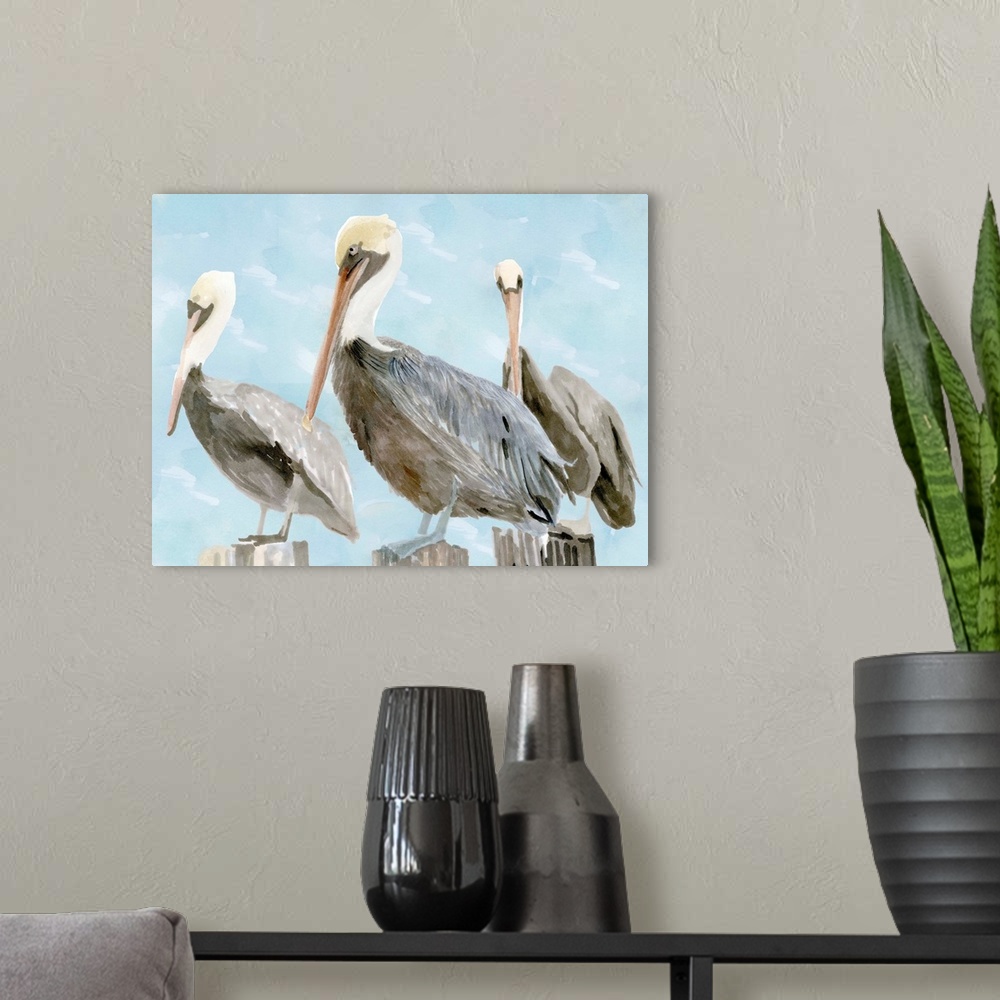A modern room featuring Soft Brown Pelican III