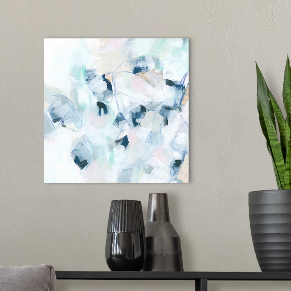 A modern room featuring Soft Focus Pastels I