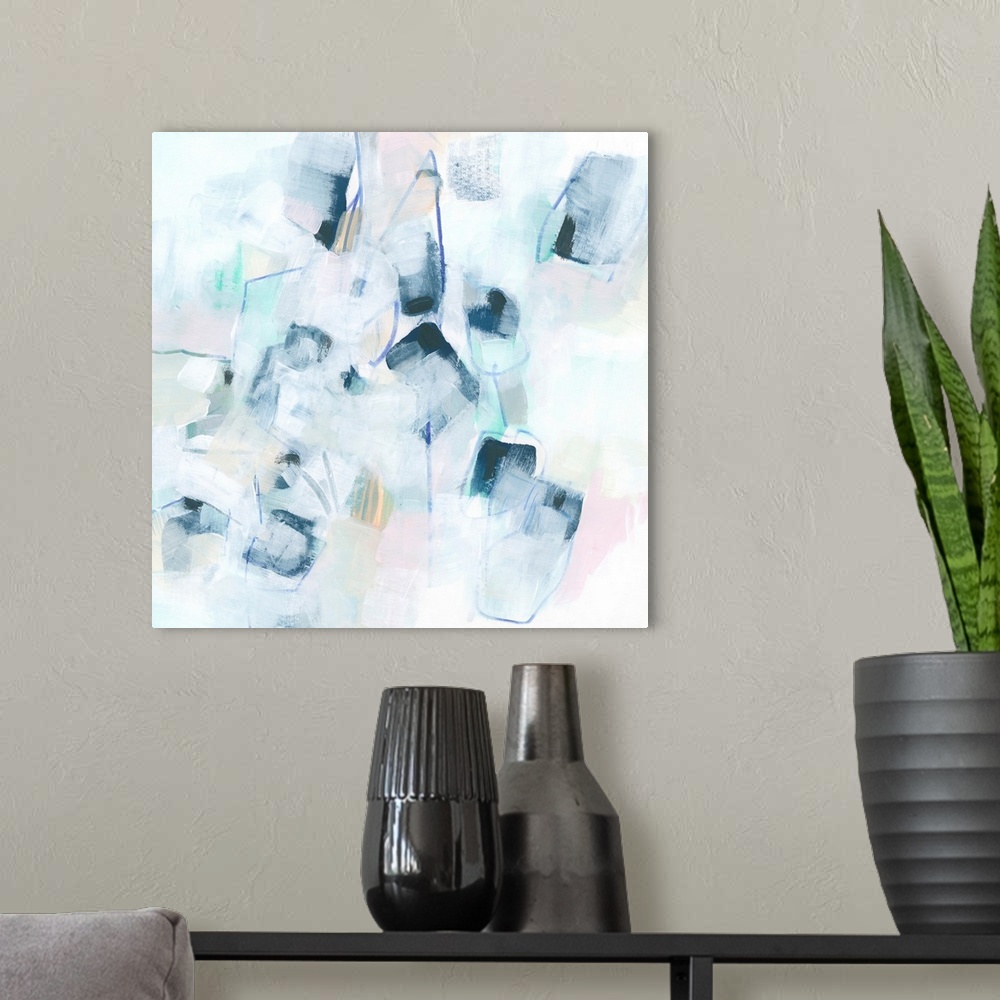 A modern room featuring Soft Focus Pastels II
