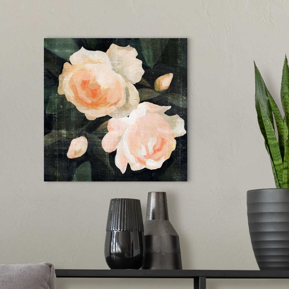 A modern room featuring Soft Garden Roses I