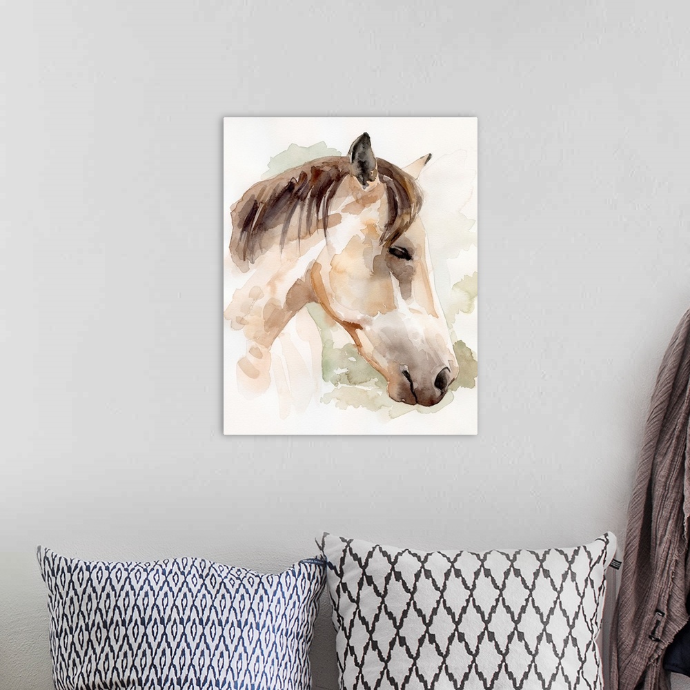 A bohemian room featuring Soft Horse Profile I