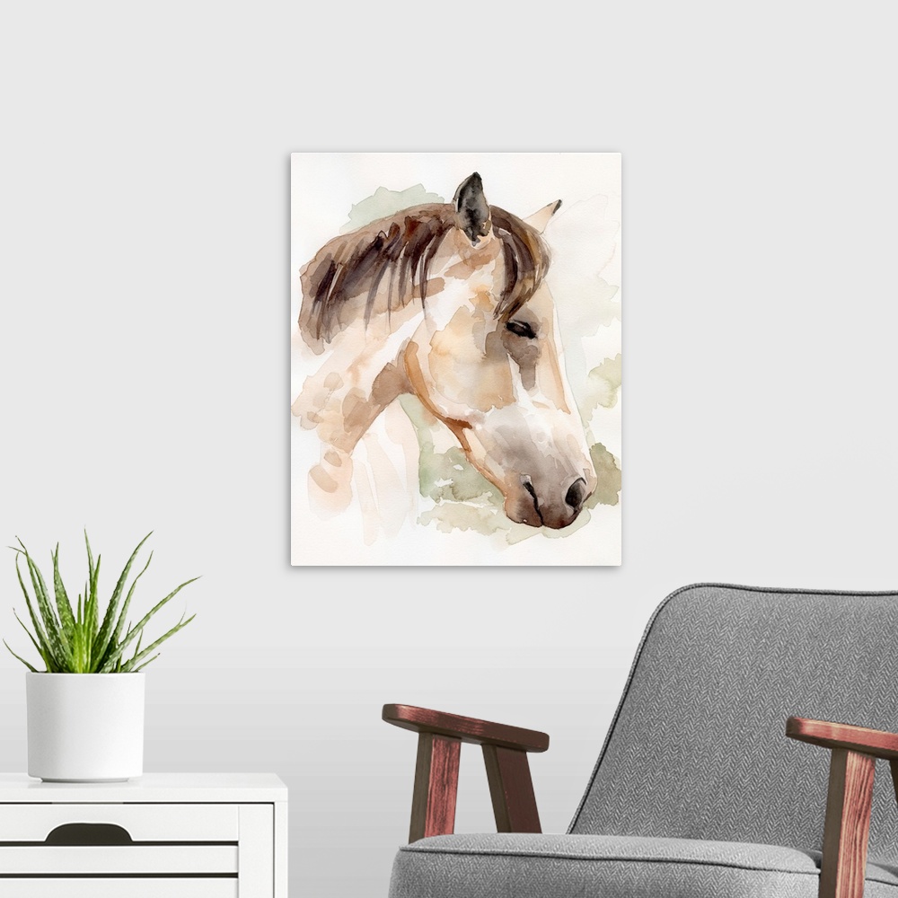 A modern room featuring Soft Horse Profile I