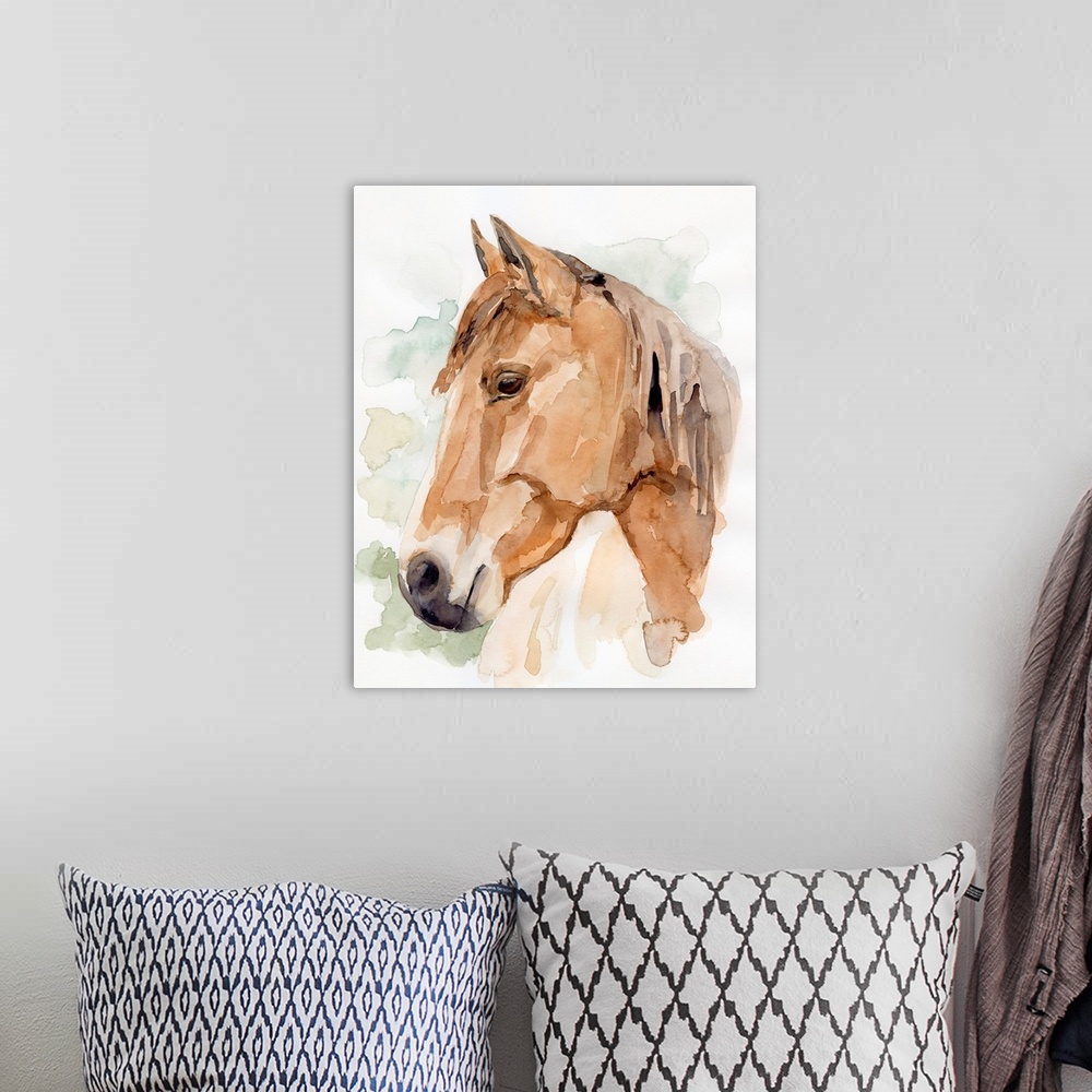 A bohemian room featuring Soft Horse Profile II