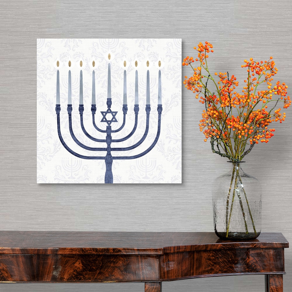 A traditional room featuring Sophisticated Hanukkah II