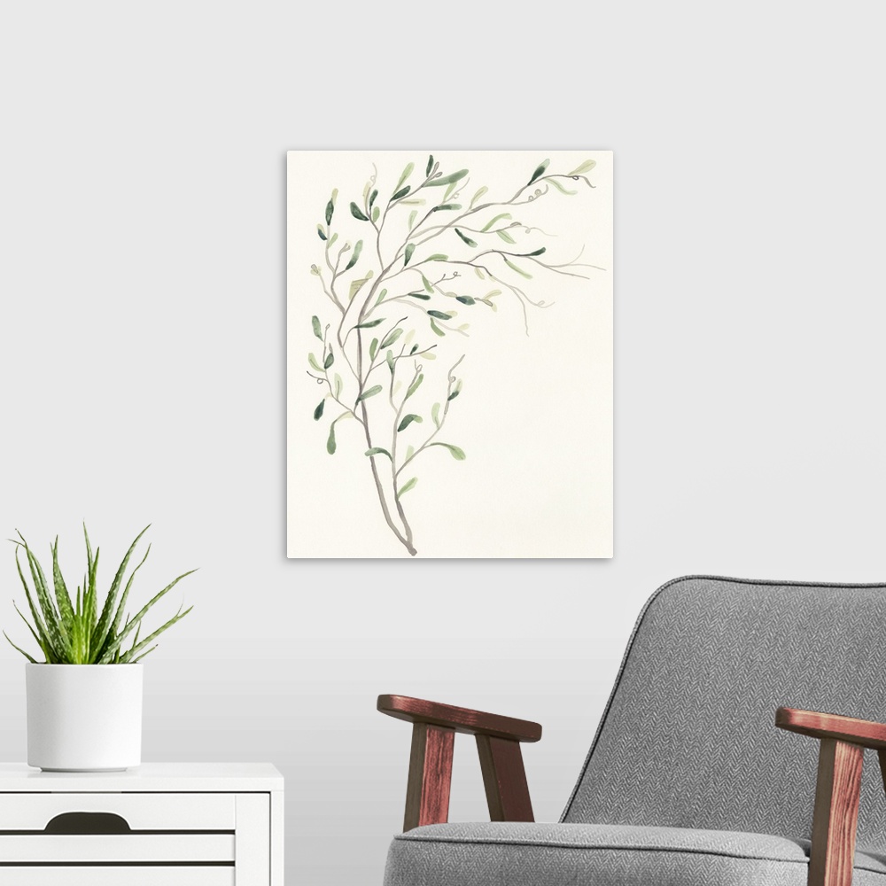 A modern room featuring Spindle Sprig II