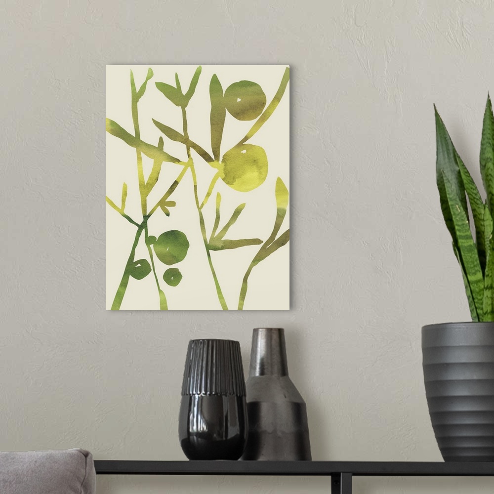 A modern room featuring Spring Sprig III
