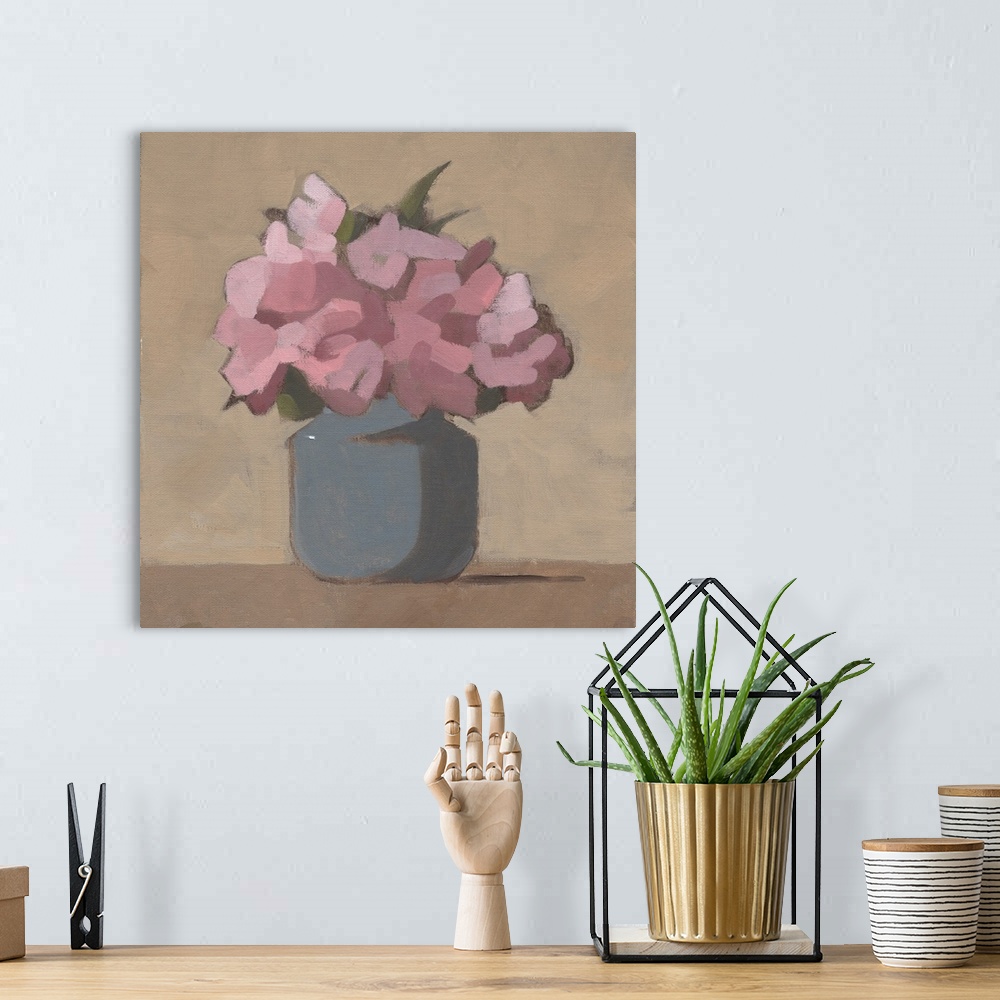 A bohemian room featuring Spring Vase II