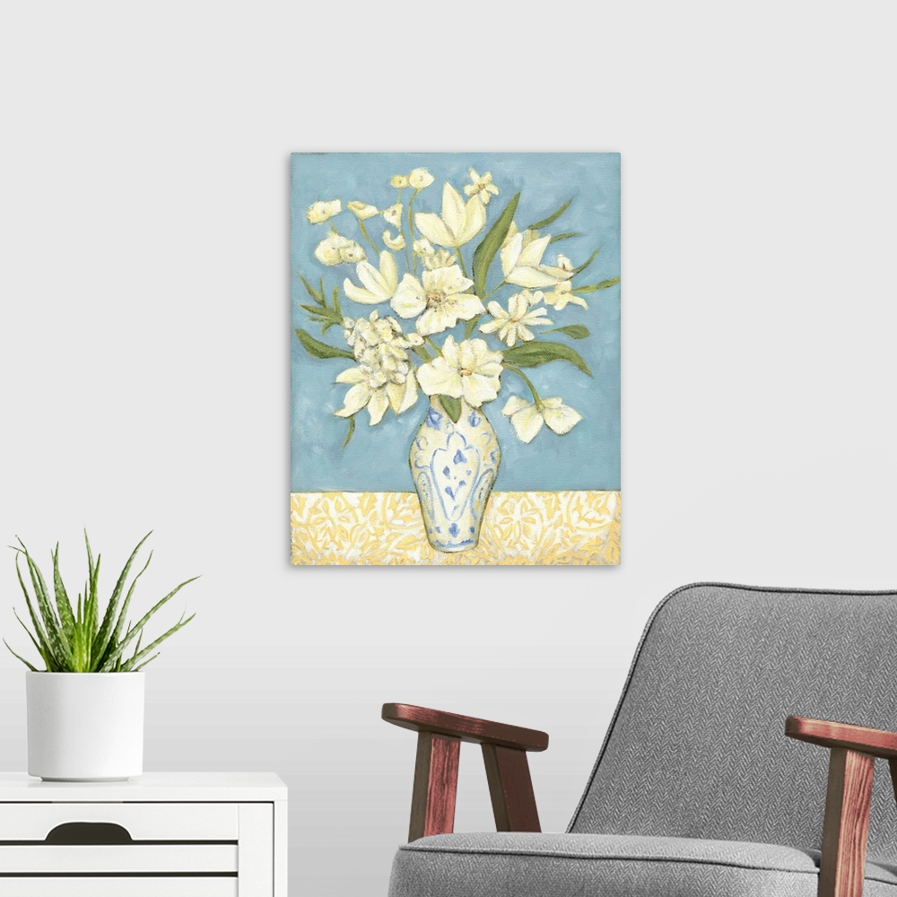 A modern room featuring Springtime Bouquet I