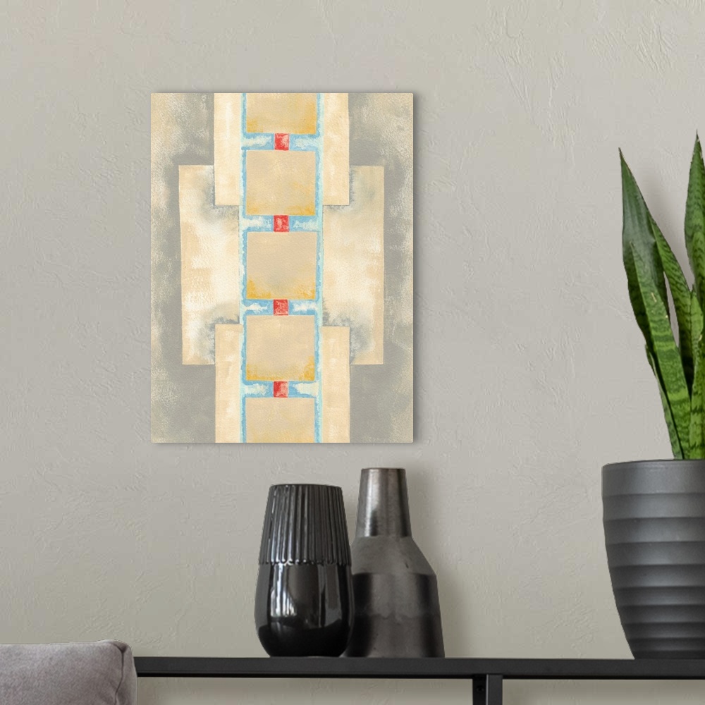 A modern room featuring Squares in Line II