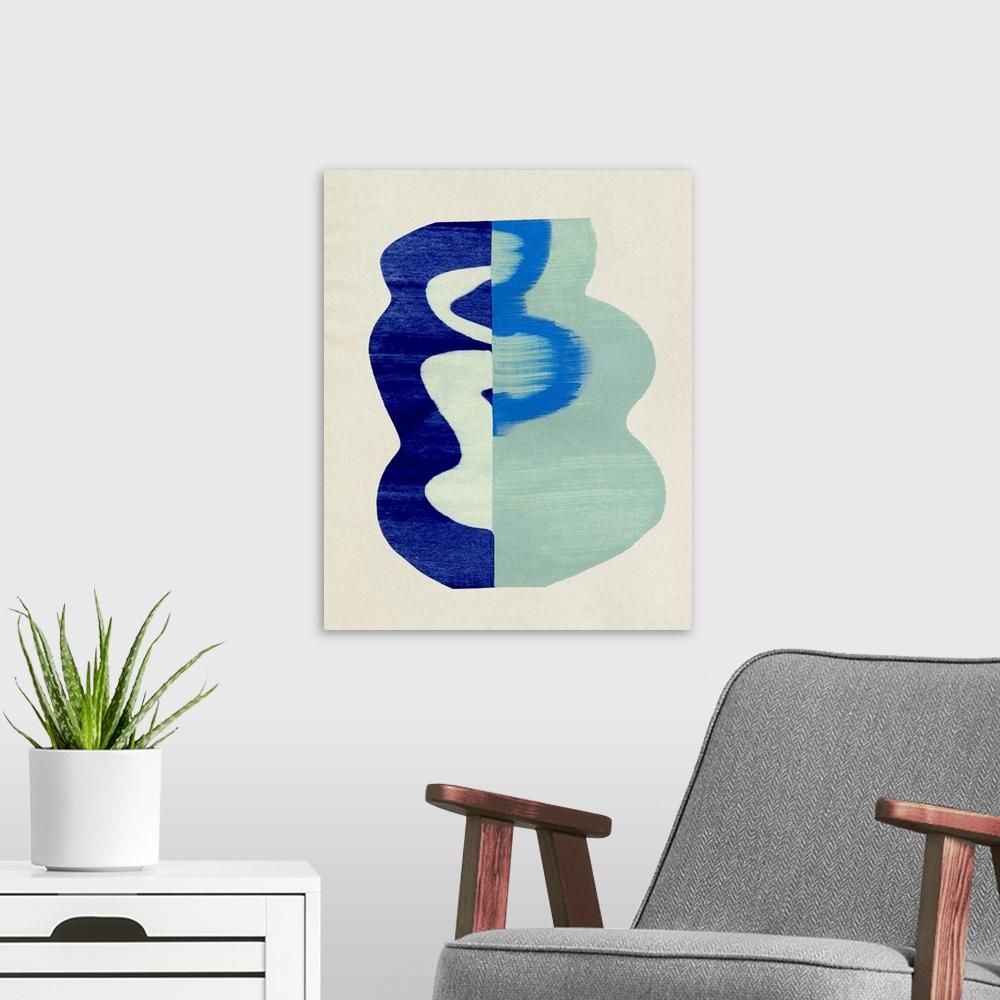 A modern room featuring Squiggle Vase III