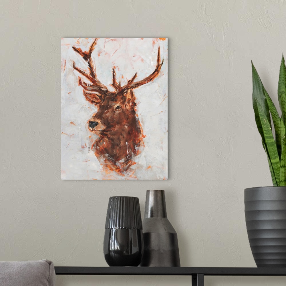A modern room featuring Stag Study I