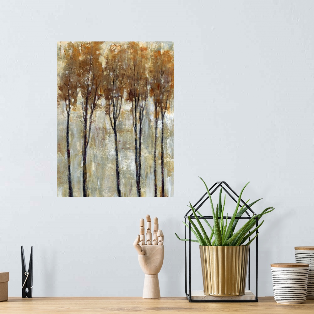 A bohemian room featuring Standing Tall in Autumn I