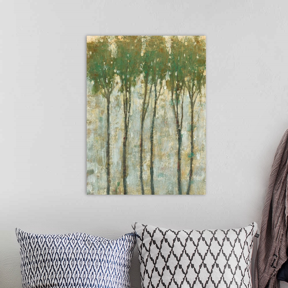 A bohemian room featuring Standing Tall in Spring I
