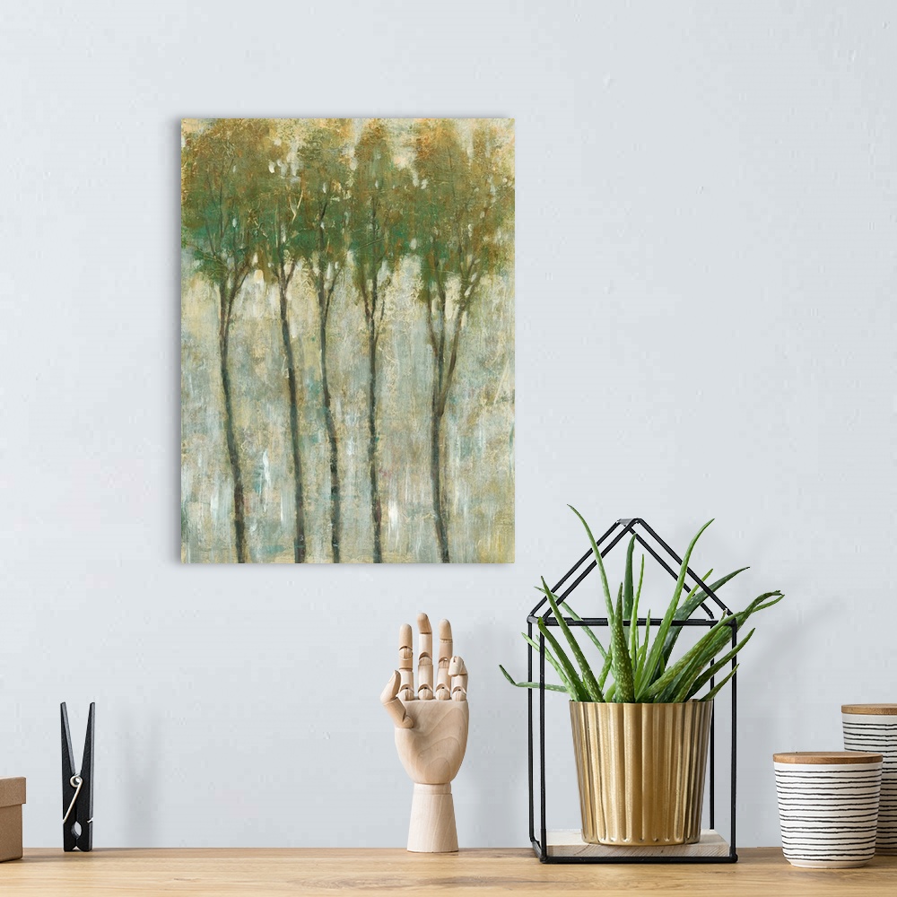 A bohemian room featuring Standing Tall in Spring II