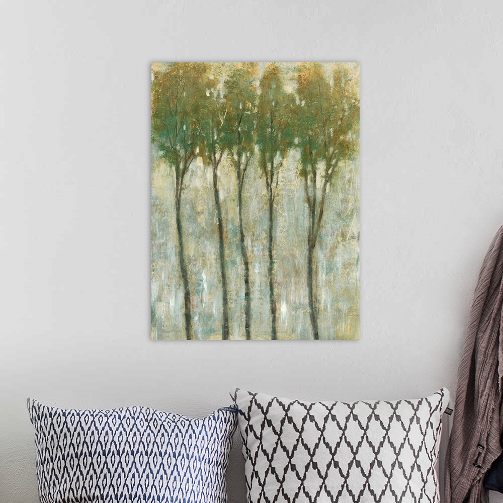 A bohemian room featuring Standing Tall in Spring II