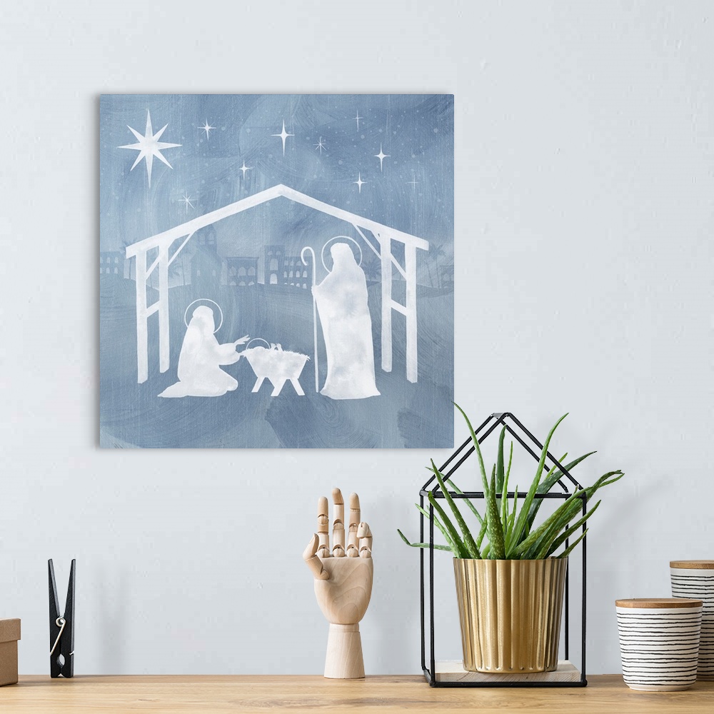 A bohemian room featuring Star Of Bethlehem I