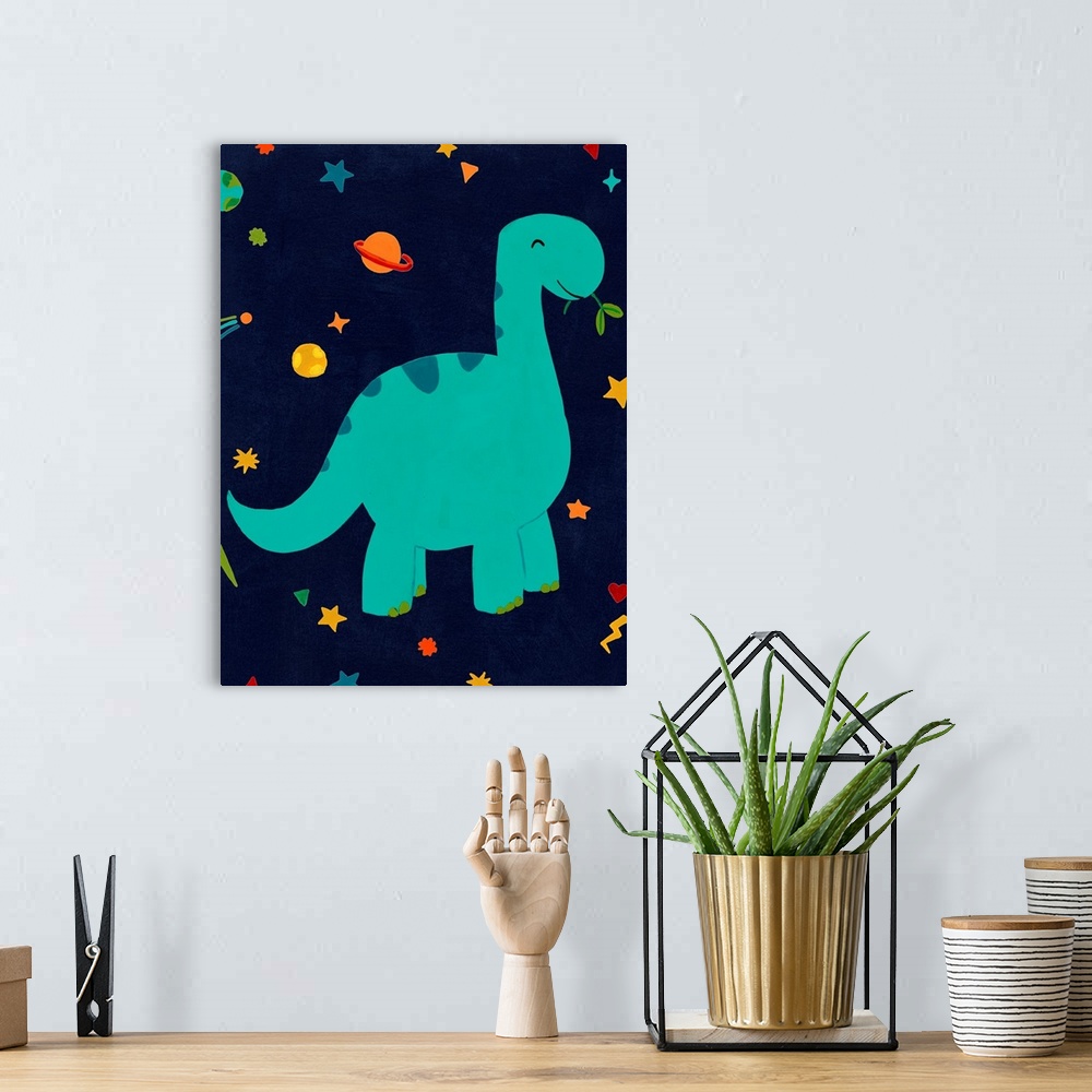 A bohemian room featuring Starry Dinos IV