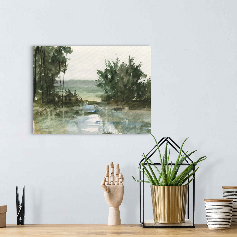 A bohemian room featuring Stillwater Reflections I
