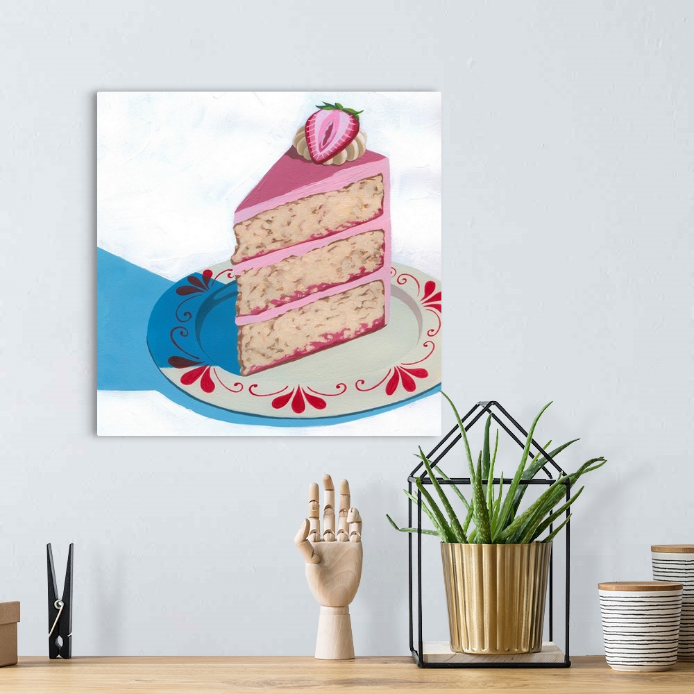 A bohemian room featuring Strawberry Cherry Cake II
