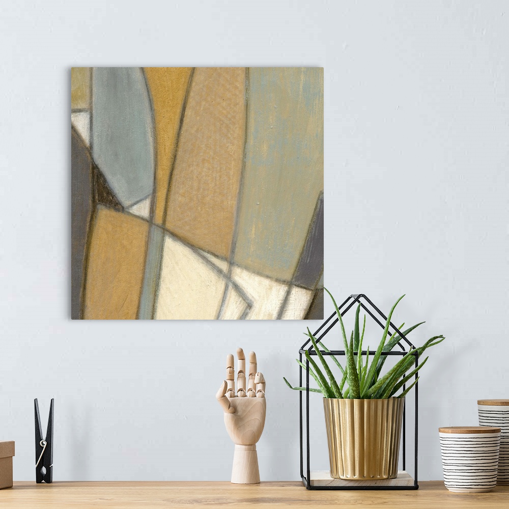 A bohemian room featuring Structured Abstract I