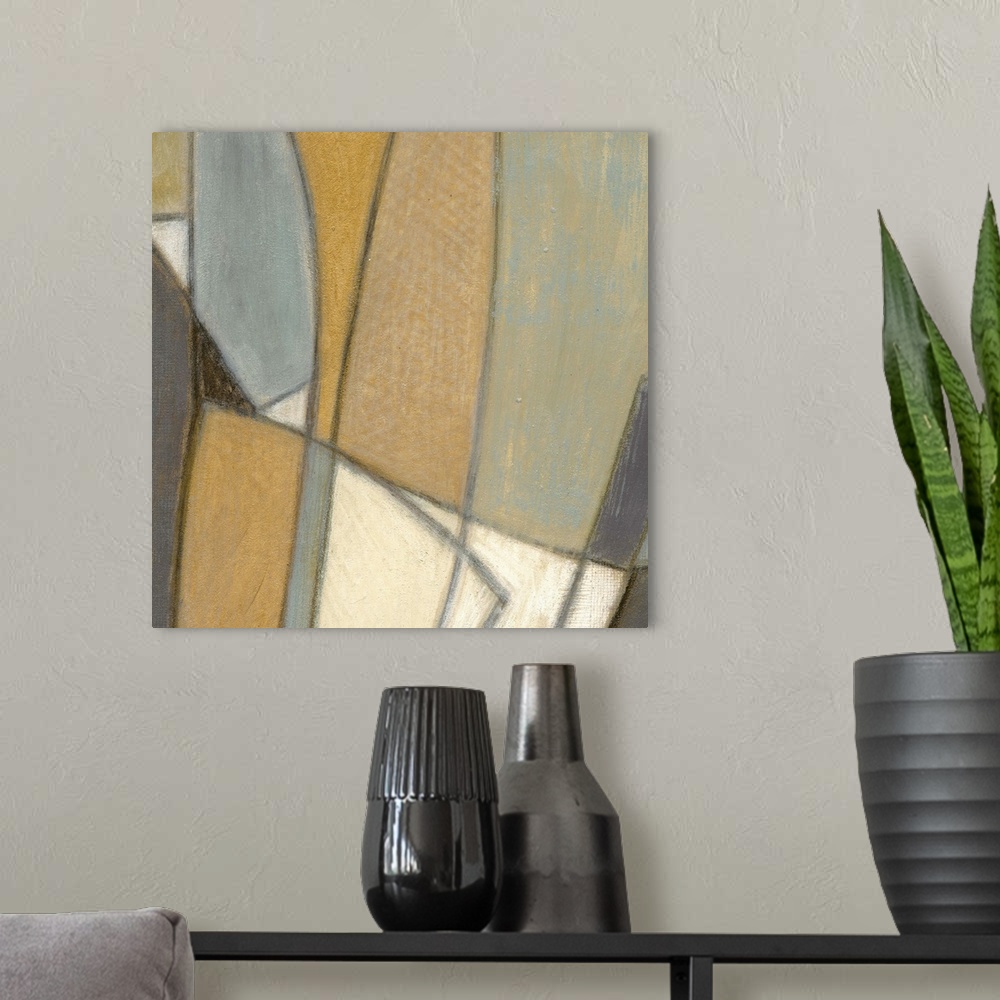 A modern room featuring Structured Abstract I