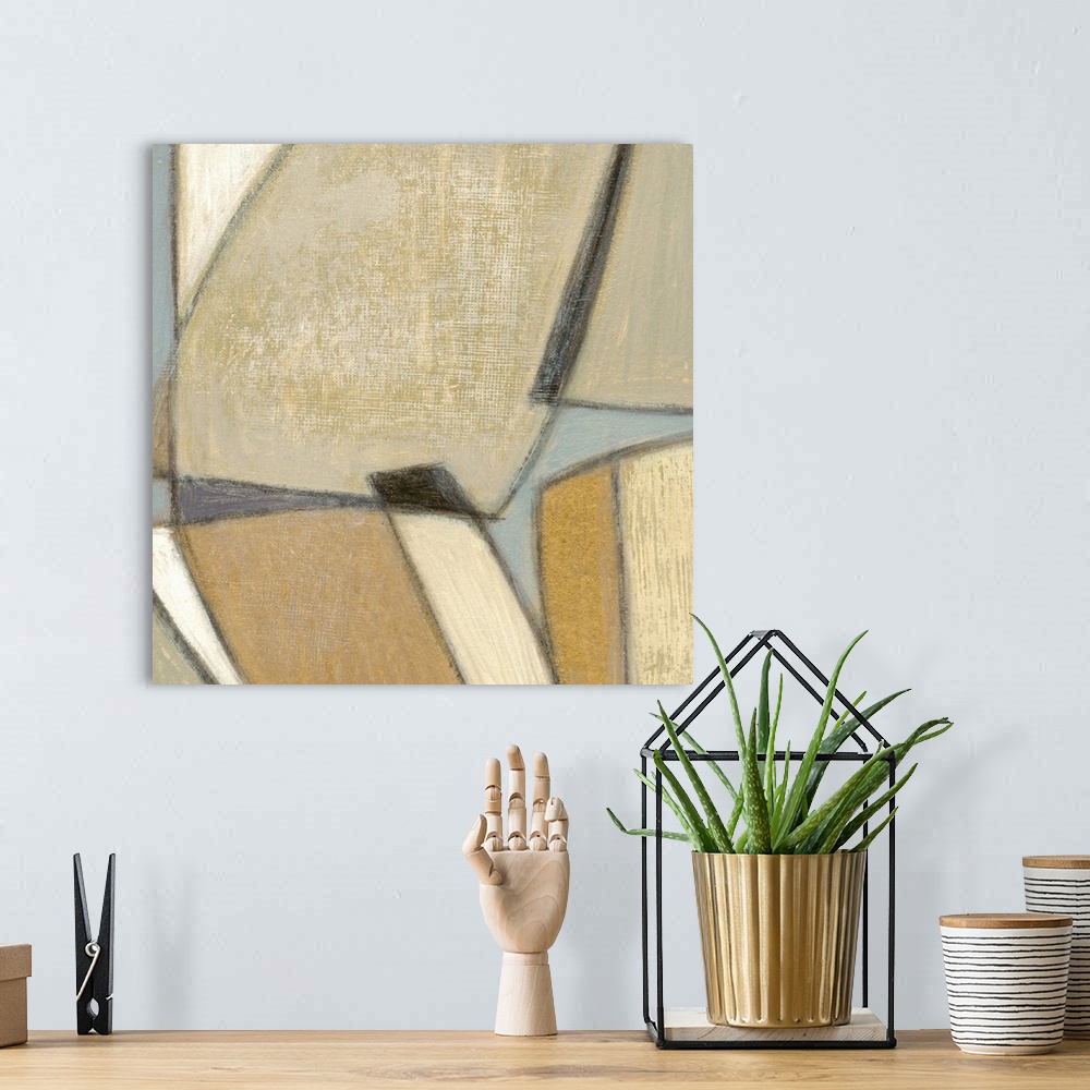 A bohemian room featuring Structured Abstract II