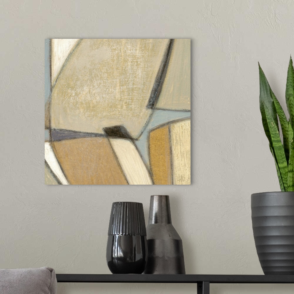 A modern room featuring Structured Abstract II