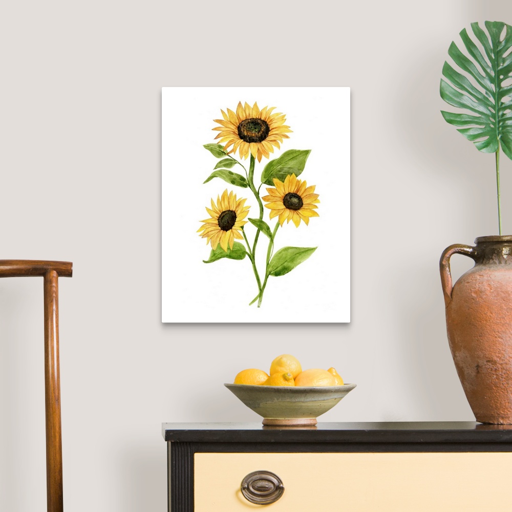A traditional room featuring Sunflower Trio II