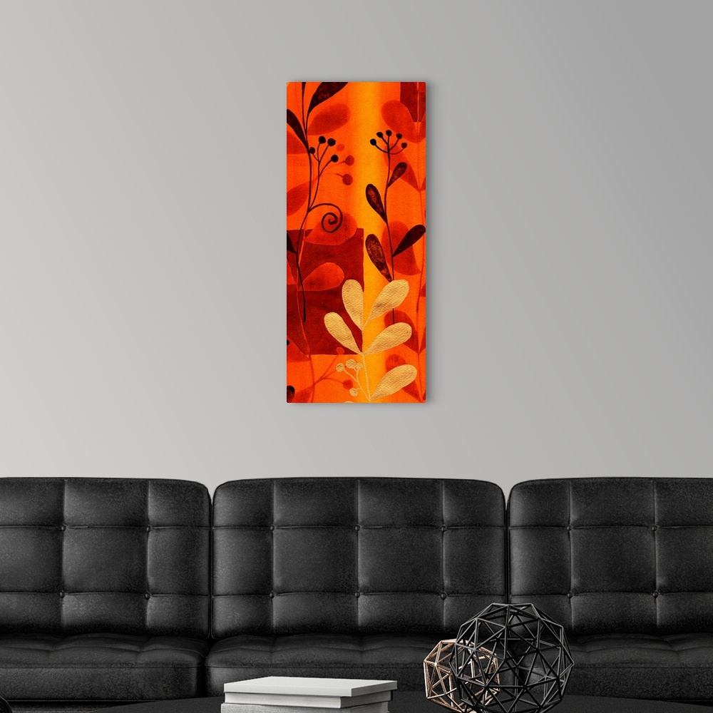 A modern room featuring Sunkist Silhouette V
